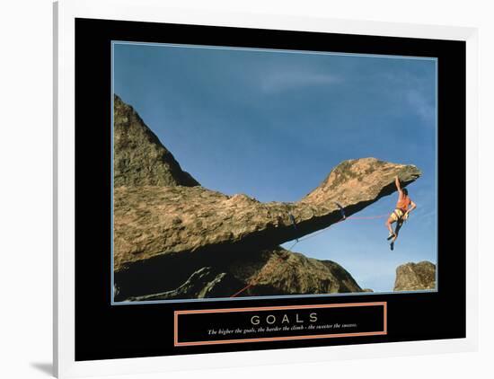 Goals-null-Framed Art Print