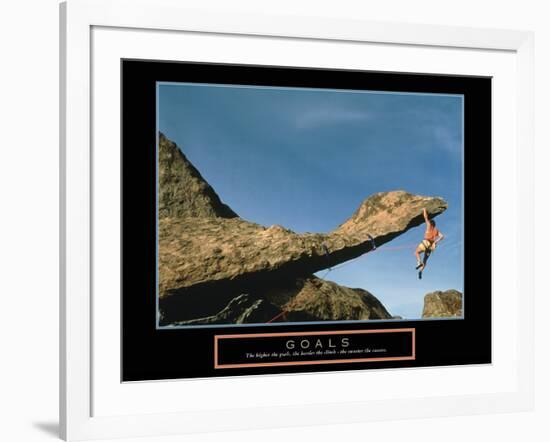 Goals-null-Framed Art Print