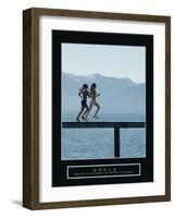 Goals-null-Framed Art Print