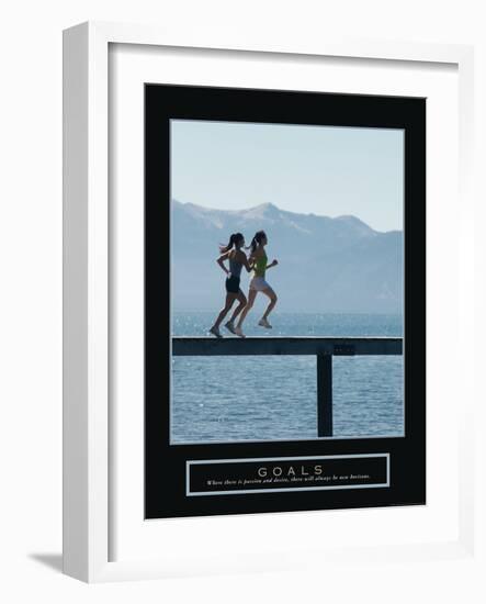 Goals-null-Framed Art Print