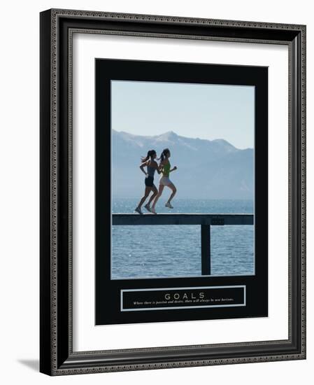 Goals-null-Framed Art Print