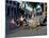 Goat Cart with Children on a Sunday in the Plaza De La Revolucion, Bayamo, Cuba, West Indies-R H Productions-Mounted Photographic Print
