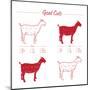 Goat Cuts-ONiONAstudio-Mounted Art Print