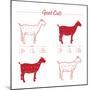 Goat Cuts-ONiONAstudio-Mounted Premium Giclee Print