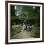 Goat-Drawn Carriage at the Jardin D'Acclimatation, Paris (XVIth Arrondissement), Circa 1895-Leon, Levy et Fils-Framed Photographic Print