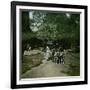 Goat-Drawn Carriage at the Jardin D'Acclimatation, Paris (XVIth Arrondissement), Circa 1895-Leon, Levy et Fils-Framed Photographic Print