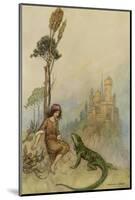 Goat-Face and the Lizard-Warwick Goble-Mounted Photographic Print