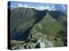 Goat Fell Range, the Big Mountains of Arran, Isle of Arran, Strathclyde, Scotland, UK-Maxwell Duncan-Stretched Canvas