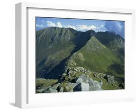 Goat Fell Range, the Big Mountains of Arran, Isle of Arran, Strathclyde, Scotland, UK-Maxwell Duncan-Framed Photographic Print