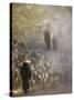 Goat Herder, Al Wadi Dawan, Nr Wadi Hadhramawt, Yemen-Peter Adams-Stretched Canvas
