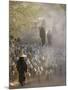 Goat Herder, Al Wadi Dawan, Nr Wadi Hadhramawt, Yemen-Peter Adams-Mounted Photographic Print