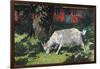 Goat in the Garden, C. 1903-5-Hans Am Ende-Framed Giclee Print