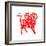 Goat Papercut of 2015 Lunar Year Symbol-sahuad-Framed Photographic Print