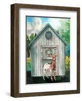 Goat Shed I-Elizabeth Medley-Framed Art Print