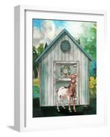 Goat Shed I-Elizabeth Medley-Framed Art Print