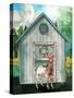 Goat Shed I-Elizabeth Medley-Stretched Canvas