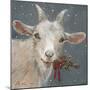 Goat with Holly-Mary Miller Veazie-Mounted Giclee Print