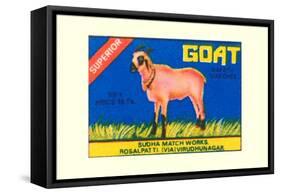 Goat-null-Framed Stretched Canvas