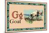 Goat-null-Mounted Art Print