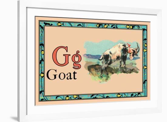 Goat-null-Framed Art Print