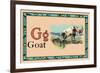 Goat-null-Framed Art Print