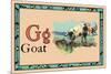 Goat-null-Mounted Art Print