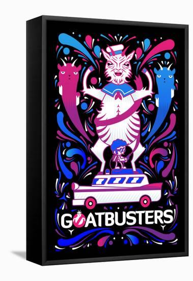 Goatbusters-null-Framed Stretched Canvas