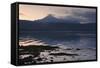 Goatfell across Brodick Bay, Arran, North Ayrshire, Scotland-Peter Thompson-Framed Stretched Canvas