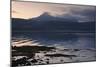 Goatfell across Brodick Bay, Arran, North Ayrshire, Scotland-Peter Thompson-Mounted Photographic Print