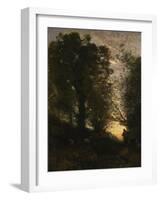 Goatherd of Terni, C. 1871 (Oil on Canvas)-Jean Baptiste Camille Corot-Framed Giclee Print