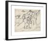 Goatherd with Goats-Ernst Ludwig Kirchner-Framed Premium Giclee Print