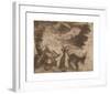 Goats and Clouds-Ernst Ludwig Kirchner-Framed Premium Giclee Print