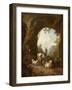 Goats and Sheep in a Grotto, 1660S (Oil on Canvas)-Willem Pietersz Buytewech-Framed Giclee Print