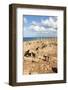 Goats Going into the Bath House Ruins, Apollonia, Libya, North Africa, Africa-Oliviero Olivieri-Framed Photographic Print