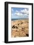 Goats Going into the Bath House Ruins, Apollonia, Libya, North Africa, Africa-Oliviero Olivieri-Framed Photographic Print