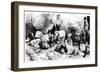 Goats of the Roman Countryside, Italy, 19th Century-J Cauchard-Framed Giclee Print