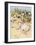 Goats on a Hillside, Tangier (W/C with Touches of Gouache on Paper)-Joseph Crawhall-Framed Giclee Print