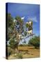 Goats on Tree, Morocco, North Africa, Africa-Jochen Schlenker-Stretched Canvas