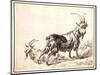 Goats-Nicolaes Pietersz. Berchem-Mounted Giclee Print