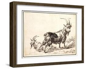 Goats-Nicolaes Pietersz. Berchem-Framed Giclee Print
