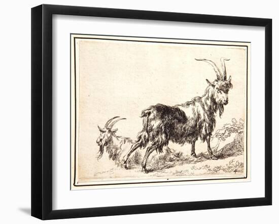 Goats-Nicolaes Pietersz. Berchem-Framed Giclee Print