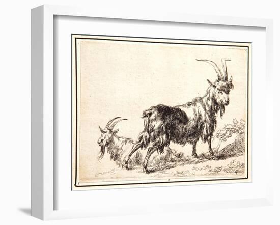 Goats-Nicolaes Pietersz. Berchem-Framed Giclee Print