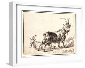 Goats-Nicolaes Pietersz. Berchem-Framed Giclee Print