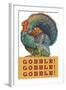 Gobble Gobble Gobble-null-Framed Art Print