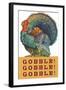 Gobble Gobble Gobble-null-Framed Art Print