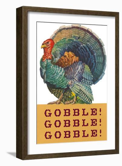 Gobble Gobble Gobble-null-Framed Art Print