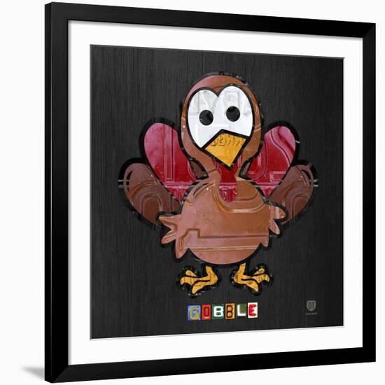 Gobble-Design Turnpike-Framed Giclee Print