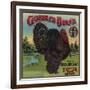 Gobbler Brand - Exeter, California - Citrus Crate Label-Lantern Press-Framed Art Print