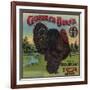 Gobbler Brand - Exeter, California - Citrus Crate Label-Lantern Press-Framed Art Print