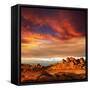 Gobi Desert-Andrushko Galyna-Framed Stretched Canvas